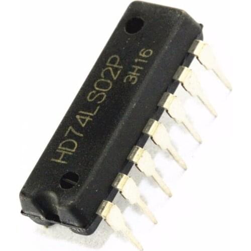 2 PCS 74LS02 HD74LS02P DIP IC NEW
