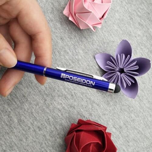 Wholesale Price Good Quality touch stylus pen customized logo printing laser engarved gifts small wedding gift favors
