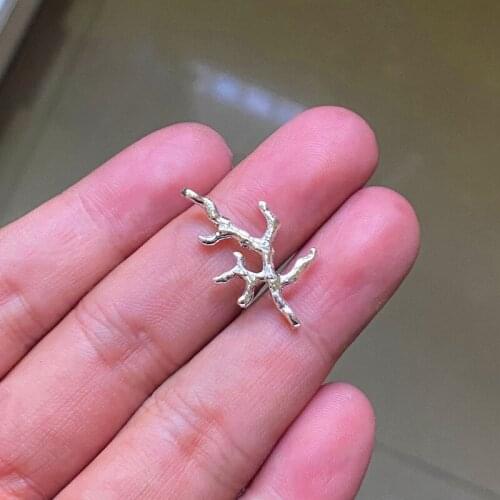 24pcs 26x13mm Tree Branch Connector Pendants Charms Jewelry Making DIY Mens WomenNecklace Bracelet Handmade Crafts Accessories