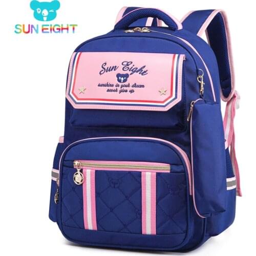 SUN EIGHT Orthopedic Kids Bag Children School Backpack School bags For Boys/girl Waterproof Backpack Kids School bag