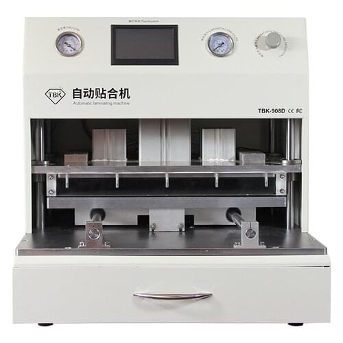 TBK-908D 18inch LCD Touch Screen Vacuum Laminator Machine OCA Vacuum Laminating Machine With UV Curing lamp Curved Touch Screen