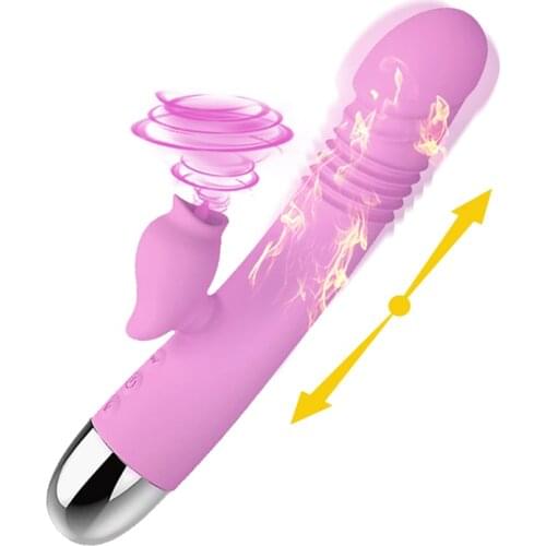 Women Dildo Toys Dual Sexy Toy For Women Clitoris Vibrators Vagina Sucker Goods Powerful Sucker Licking G Spot Soft Fidget Toys