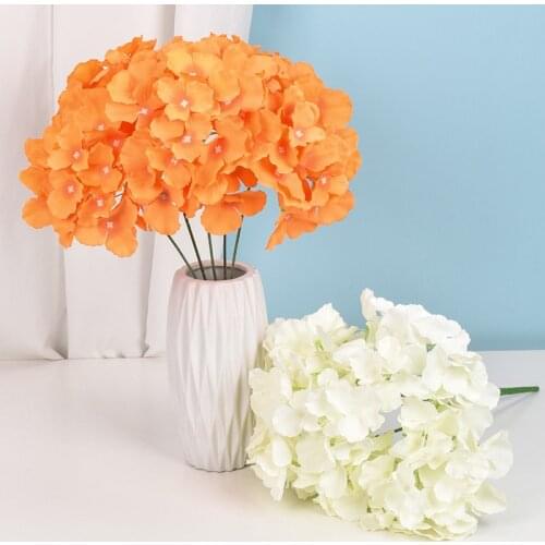 1 PCS Artificial Flowers Fake Plants Hydrangea Decor Home-Decoration Wedding