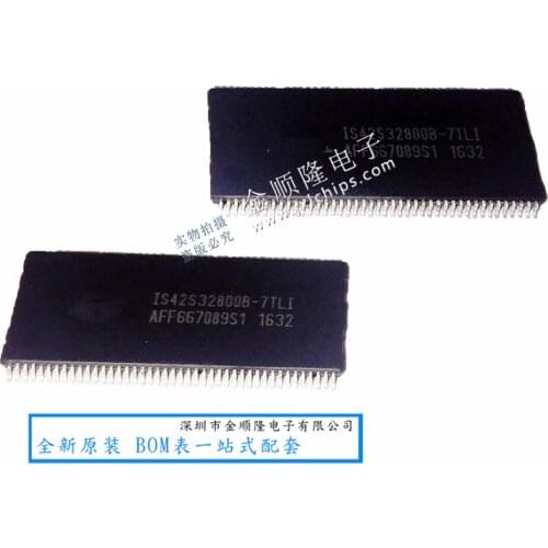 10PCS IS42S32800B-7TLI TSOP-86 IS42S32800B TSOP New and original