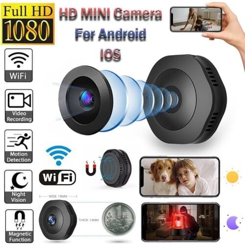 1080P HD Wifi Wireless Micro Camera Night Version Mini Action Camera with motion Sensor Camcorder Voice Video Recorder Small Cam