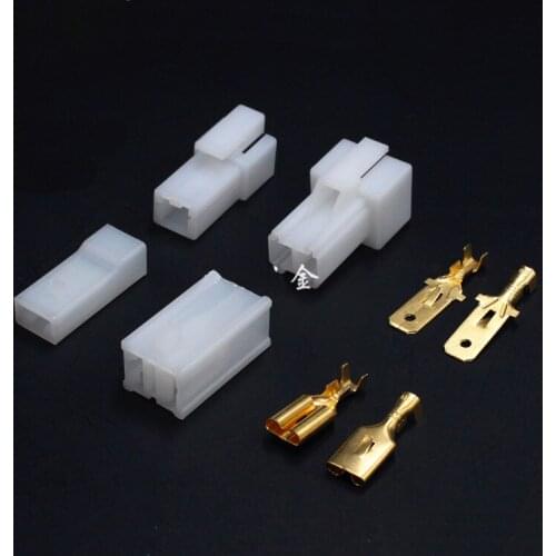 2sets 7.8mm car connector male and female plug 1p2p3p high current plug connector plug connector