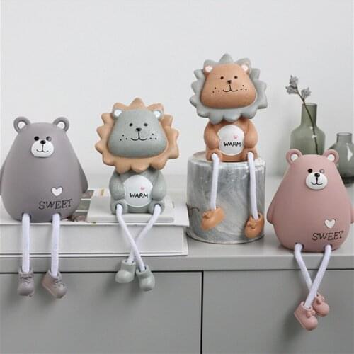 2 pcs/set Nordic Birthday Gift For Children Christmas Valentine Day Gift Cabinet desk small decoration Room decorations