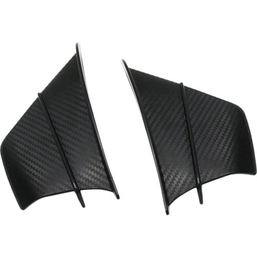 2Pcs Carbon Fibre Motorcycle Modification Fixed Wind Wing Winglets Aerodynamic Wing Kit, high accuracy and reliability