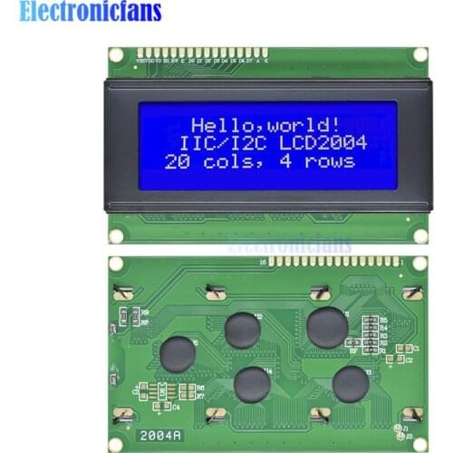 2Pcs New 2004 204 20X4 Character LCD Display Module Blue Blacklight