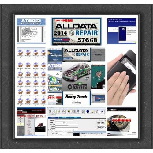 2021 Alldata Mit//Chell Auto Repair Software All Data 10.53+Mit//Chell OD5 2015+Elsawin+Vivid Workshop+Atsg 50 In 1Tb Hdd Usb