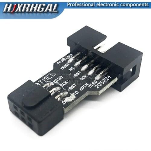 5pcs 10Pin to 6Pin Adapter Board for AVRISP MKII USBASP STK500 new hjxrhgal