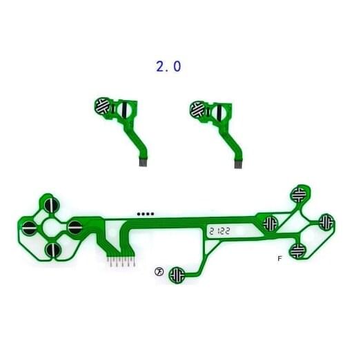 50set original V2.0 new version for ps5 game pad controller analog joystick button conductive film flex cable ribbon