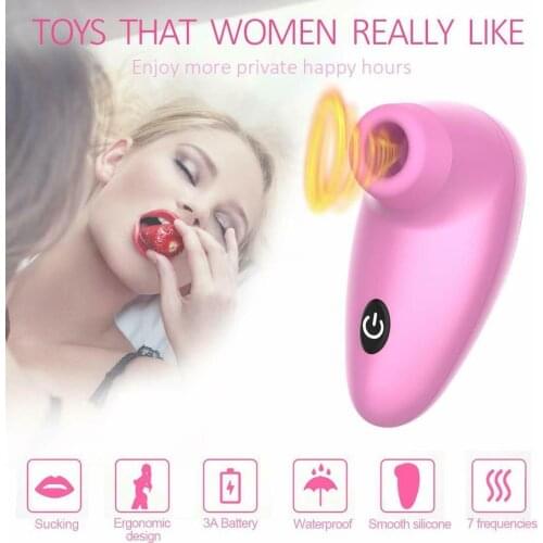 7 Speed Clitoral Stimulator Licking Sucker Oral Sex Toys For Women G-Spot Clitoris Nipple Sucking Vibrators adult products love
