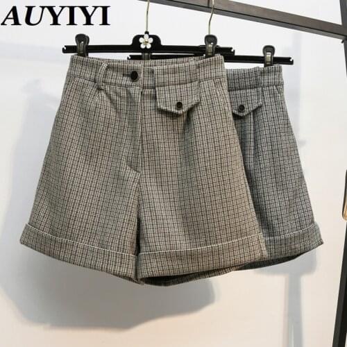 AUYIYI Women's High Waist Shorts