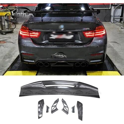 MAD Style Carbon Fiber Boot Lip Ducktail Rear Trunk Wing High Kick Spoiler For BMW F87 F80 F82 F83 M2 M3 M4