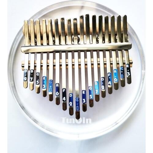 Clear Kalimba 17 Keys Thumb Finger Piano Acylic With Tuning Hammer