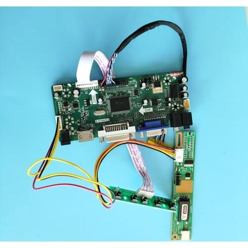 For LTN154X1-L03 15.4" LCD DVI 1 Lamps VGA HDMI Controller board Monitor Kit 30pin LVDS 1280X800 Screen panel