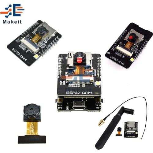 ESP32 Cam Mb/Ch340 Antenna Camera Module Development Kit Board 5v Bluetooth Serial Micro Usb Ov2640 Camera Module