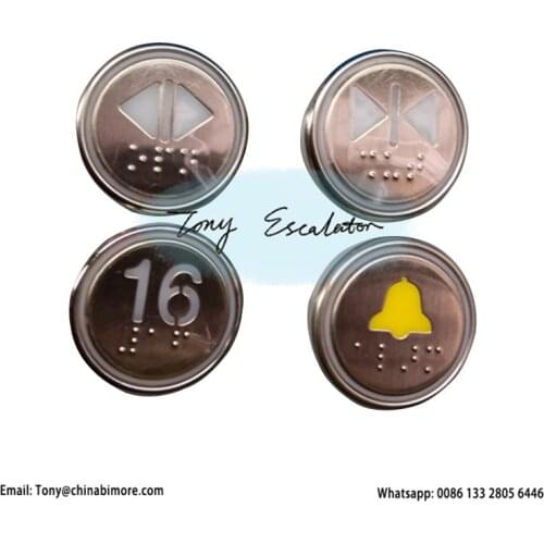 Elevator Push Button with braille BR34CB