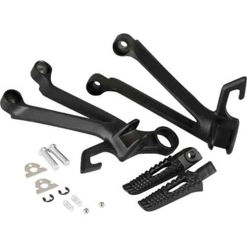 Motorcycle Rear Footpeg Footrest Mount Set For SUZUKI GSXR 1000 2005-2006 Passenger