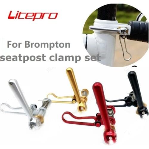 Brompton Folding Bike Seatpost Clamp Set sp02 Bicycle Quick Release Seat post Clamp Hook