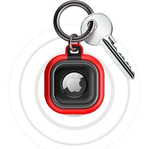 Soft Compatible For Apple AirTag Case Protective Keychain Protector Cover for Accessories Key-Ring Dog or Cat Collar Finder GPS