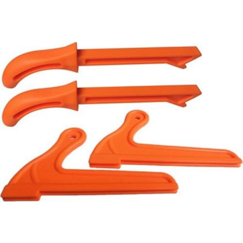 ABSF 4-Piece Woodworking Tool Set Plastic Woodworking Safety Push Handle Safety Hand Guard DIY Woodworking Utensils