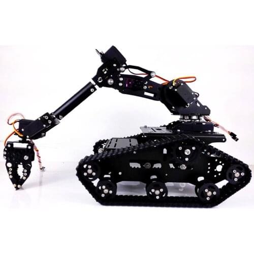 New Arrival Metal Tank With 7 DOF vehicle-mounted Robot Arm TR001.Big Power Motor . 8pcs High torque servo for robot DIY