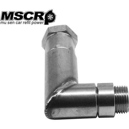 O2 oxygen sensor angled extender spacer 90 degree 02 bung extension M18 X 1.5(1pcs)