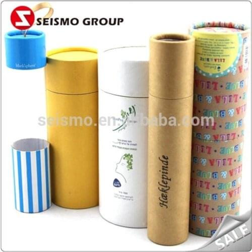 Wholesale round cardboard paper cylinder packaging lipstick tube box