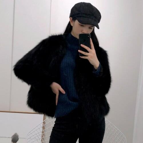 Real Fox Natural Fur Coats Winter Jacket Women Clothes Korean Pink Jackets Autumn Short Coat Chaqueta Mujer MY1011