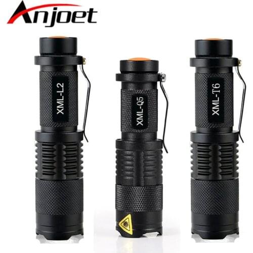 Portable light Mini zoom Tactical flashlight led torch cree xm l2 Waterproof light 18650 or 14500 Tactical frame Tail switch