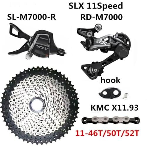 SHIMAN0 SLX SL-M7000 mountain bike 11-speed RD-M7000 SUNSHINE 11 speed 11-46T/50T/52T flywheel KMC 11 speed chain shift kit