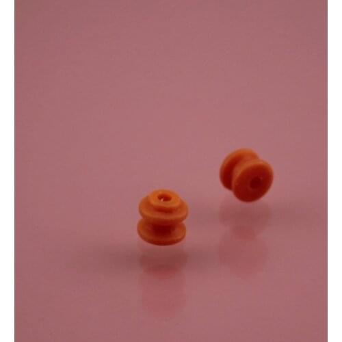 62A soft rubber motor pulley small pulley diameter 6 mm tightly fitted with 2 mm axis DIY model toy parts