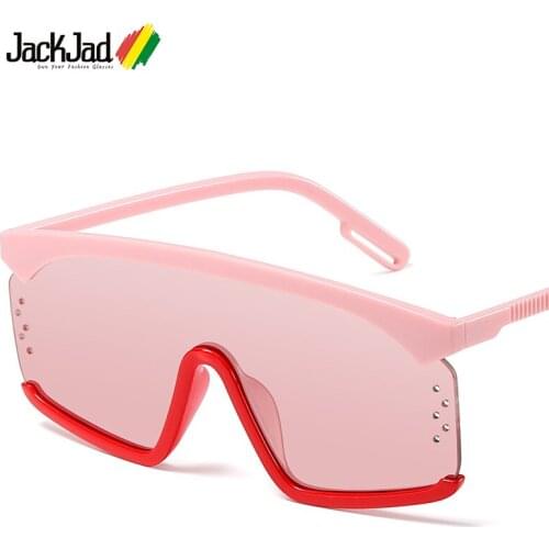 JackJad 2020 Fashion Oversized Shield Style Gradient Sunglasses Women Vintage Brand Design UV400 Sun Glasses Oculos De Sol S9049