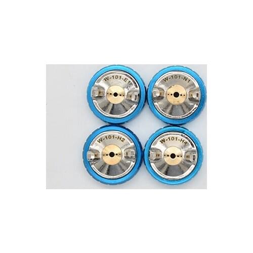 1pcs w101 spray gun nozzle cap W-101 air paint gun nozzle,1.0/1.3/1.5/1.8mm,Japan quality 101 nozzle kit