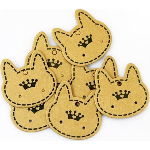 The Sole Custom Earring Display Cards 200pcs/lot Brown Paper Earring Display Tags/Cards Jewelry Packing Card From China Design