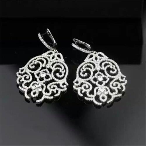 Xb312 Luxury Designer Fashion 925 Sterling Silver Jewelry zirconia star shape bg