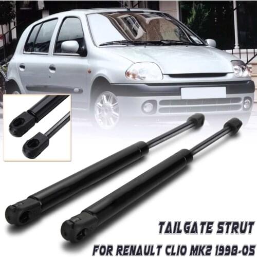 1 Pair Rear Trunk Tail Gate Strut Dampers Tailgate Slow Down Shock Strut For Renault Clio MK2 1998-2005 Hatchback