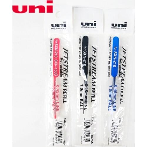 12 Pcs/Lot Mitsubishi Uni SXR-10 New Technology JETSTREAM Gel Pen Refill Writing Supplies for kids child Student Office