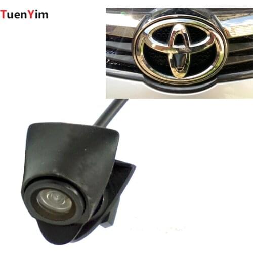 Car front positive view camera for New Toyota Highlander Verso EZ RAV4 PRADO LAND CRUISER camry 2015 front camera waterproof