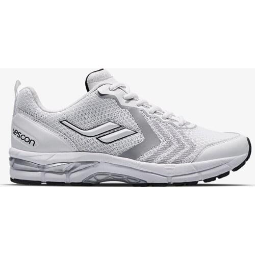 LESCON Rapid Runner White Unisex Running Shoes