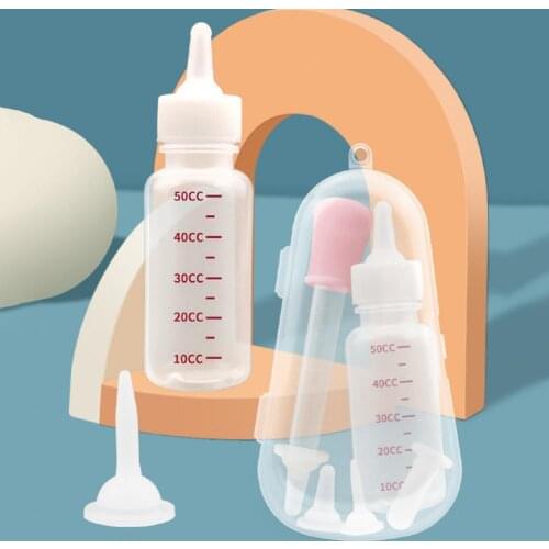 Safe 1 Set Practical Dogs Cats Pacifier Feeder Food Grade Medicine Dropper Harmless for Newborn Pet