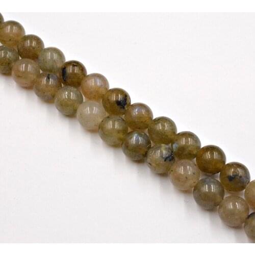 Natural Stone Greene Labradorite Beads 4-12mm Loose Beads for Jewelry Making Charm Accessories DIY Fashion Free Shipping