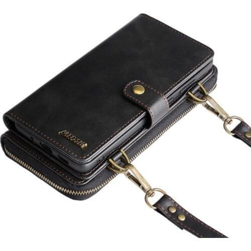 Leather Flip SE 2020 12PRO MAX 7 8 XS XR X Cover For iPhone 12PRO Case 11 10 7 8 Plus SE 2020 Detachable Wallet Magnet Case Etui