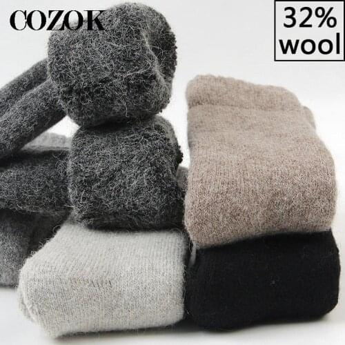 COZOK Mens Wool Socks