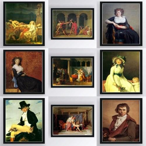 Canvas Poster Middle Ages Character Oil Painting Unframed Poster Canvas Print Painting Wall Art Living Room Home Decoration