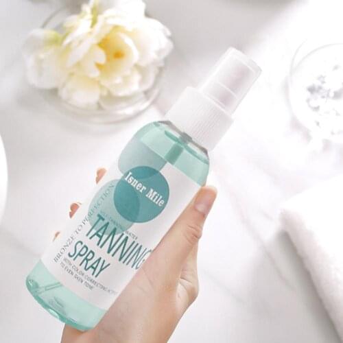 Multi-Purpose Hydrating Self Tanning Water Salon Bronzer Face Mist And Body Tanning Spray Long Lasting Sun Protection Body Care
