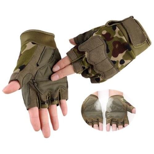 Mens Tactical Sports Fitness Weight Lifting Gym Gloves Training Fitness bodybuilding Workout Wrist Wrap Exercise Glove for Men