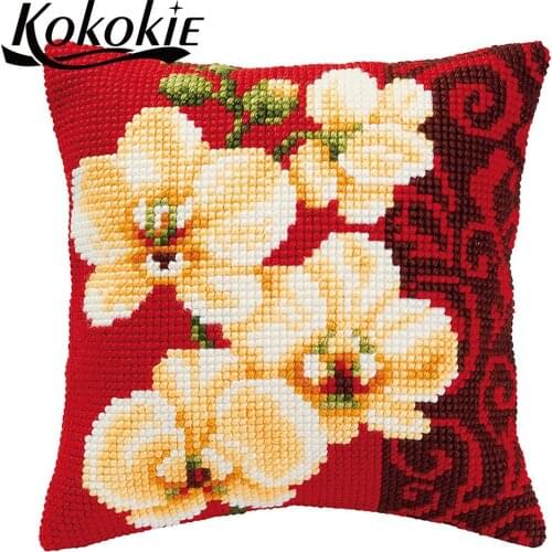 Handicraft embroidery yarn Needlework kits diy knitting needles kit for pillow handmade cross stitch kits fabric crafts pillow